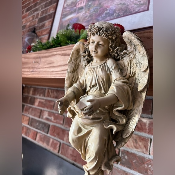 ❤️ Rare Vintage Cherub Angel Wall Candle holder Decor - Picture 5 of 7